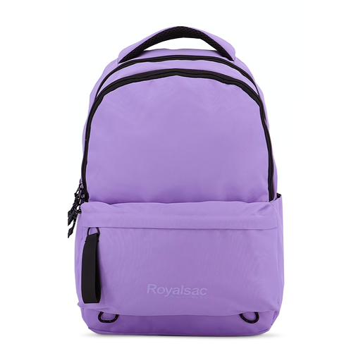 Mochila marca Royalsac con compartimentos amplios y diseno comodo. Tirantes acolchados y materiales resistentes, ideal para escuela, viaje o uso diario.