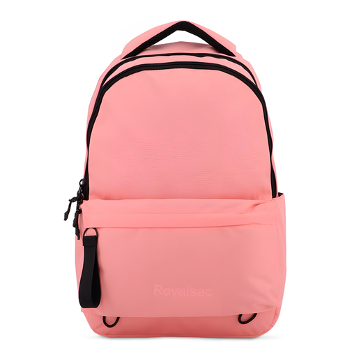 Mochila marca Royalsac con compartimentos amplios y diseno comodo. Tirantes acolchados y materiales resistentes, ideal para escuela, viaje o uso diario.