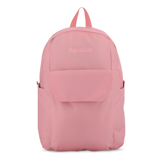 Mochila marca Royalsac con compartimentos amplios y diseno comodo. Tirantes acolchados y materiales resistentes, ideal para escuela, viaje o uso diario.