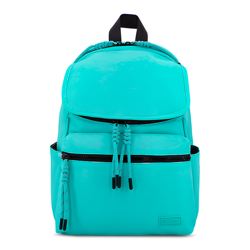 Mochila marca Royalsac con compartimentos amplios y diseno comodo. Tirantes acolchados y materiales resistentes, ideal para escuela, viaje o uso diario.