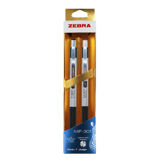 Boligrafo fino Zebra con cuerpo metalico de diseno elegante y escritura suave. Tinta de trazo uniforme para una experiencia comoda y precisa. Ideal para uso ejecutivo, regalo o detalle profesional.