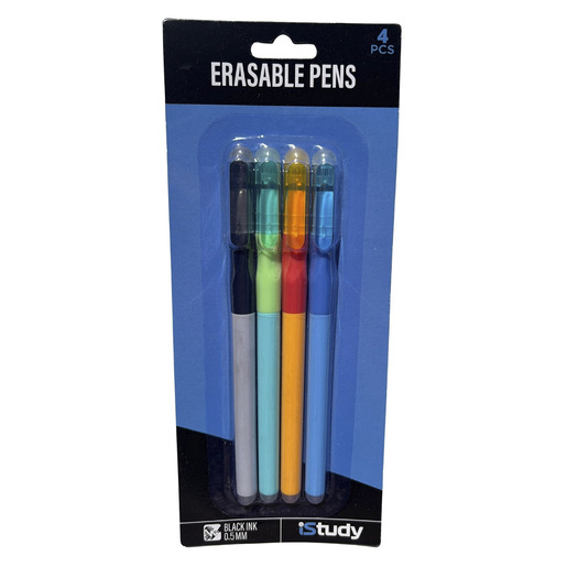 Bolígrafo marca iStudy de tinta fluida y trazo uniforme. Escritura cómoda y duradera para uso diario en escuela y oficina.