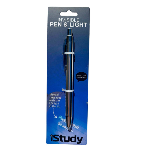 Bolígrafo marca iStudy de tinta fluida y trazo uniforme. Escritura cómoda y duradera para uso diario en escuela y oficina.