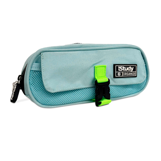 Estuche marca iStudy para organizar lápices, bolígrafos y útiles. Cierre seguro y diseño práctico para llevar tu material en mochila o cartera.