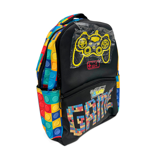 Mochila marca iStudy con compartimentos amplios y diseno comodo. Tirantes acolchados y materiales resistentes, ideal para escuela, viaje o uso diario.