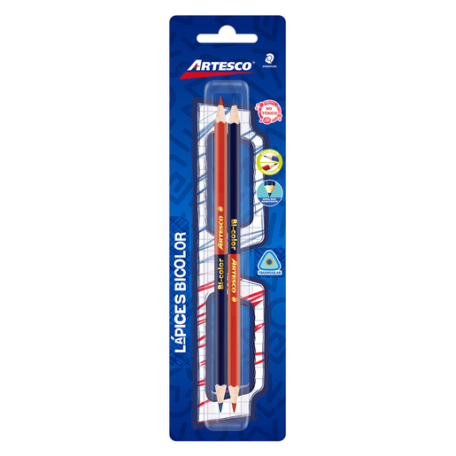 Lápices de grafito marca Artesco para escritura y dibujo. Mina resistente con trazo uniforme y oscuro, fácil de borrar. Acabado clásico para uso escolar y de oficina.