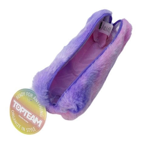 Estuche marca Top Team para organizar lápices, bolígrafos y útiles. Cierre seguro y diseño práctico para llevar tu material en mochila o cartera.