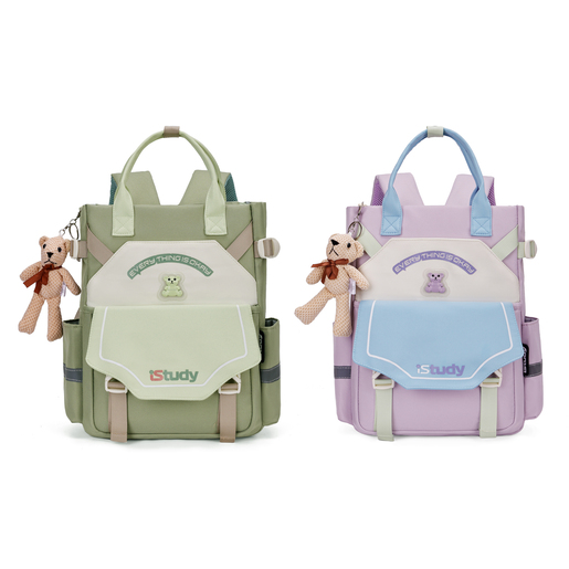 Mochila marca iStudy con compartimentos amplios y diseno comodo. Tirantes acolchados y materiales resistentes, ideal para escuela, viaje o uso diario.