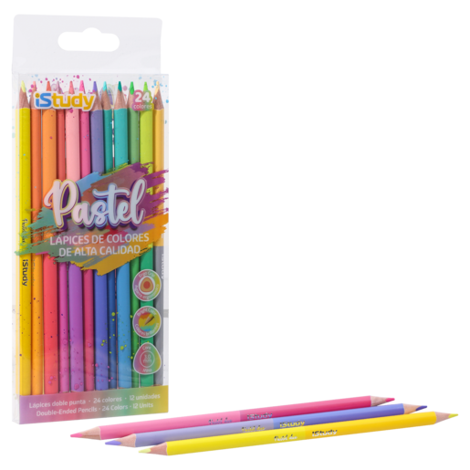 Marcadores de doble punta marca iStudy con punta fina y punta brush. Versatiles para caligrafia, lettering, ilustracion y arte. Tinta vibrante de alta cobertura.