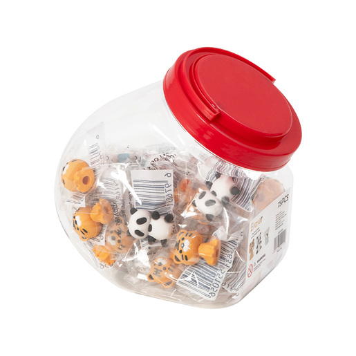 Borrador marca Tooky de goma suave que elimina trazos de lápiz sin maltratar el papel. Ideal para escuela, oficina y dibujo.