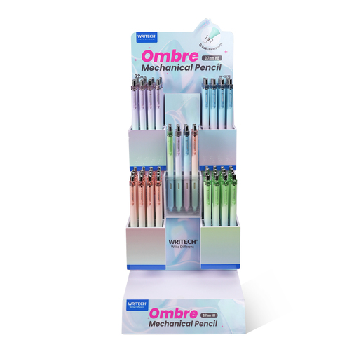 Lápices de grafito marca Writech para escritura y dibujo. Mina resistente con trazo uniforme y oscuro, fácil de borrar. Acabado clásico para uso escolar y de oficina.