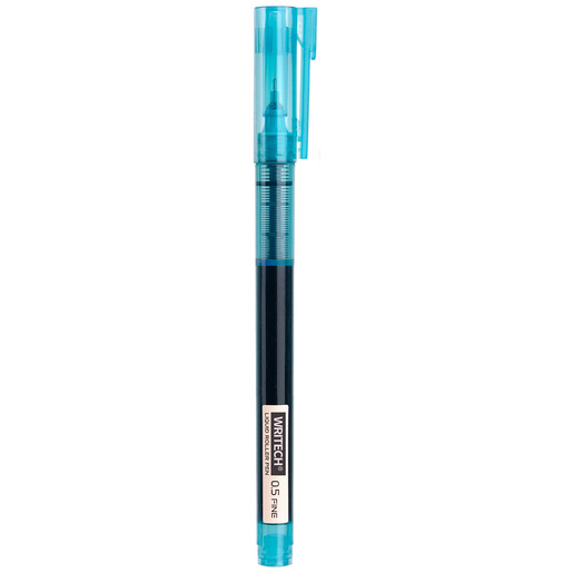 Bolígrafo marca Writech de tinta fluida y trazo uniforme. Escritura cómoda y duradera para uso diario en escuela y oficina.