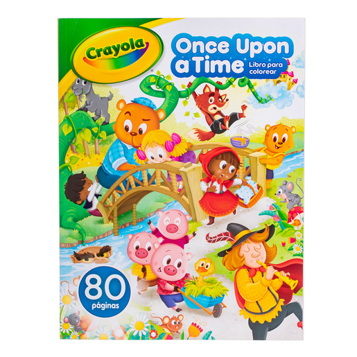 Libro para colorear marca Crayola con ilustraciones divertidas y didacticas. Estimula la creatividad y la motricidad fina de ninos y ninas.