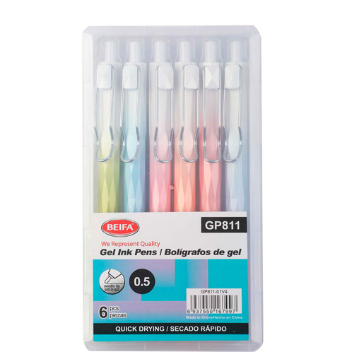 Boligrafo de gel con tinta fluida y secado rapido. Trazo nitido y constante, ideal para escritura comoda y diaria.
