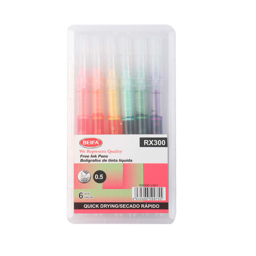 Boligrafo de tinta fluida y trazo uniforme para escritura comoda y duradera en el dia a dia.