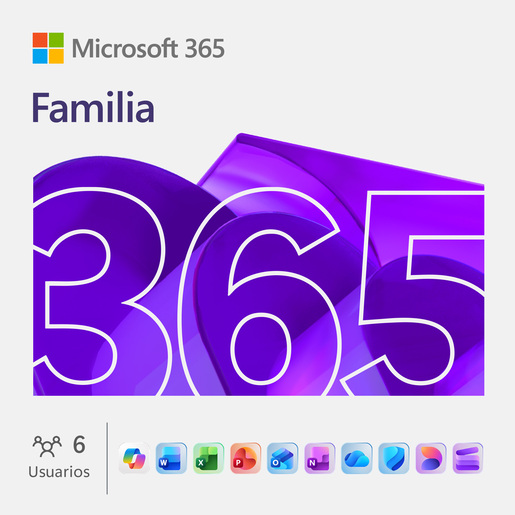 MICROSOFT OFFICE 365 FAMILIA 6 USUARIOS