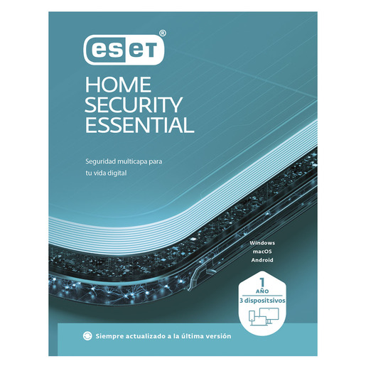 ANTIVIRUS ESET HOME SECURITY ESSENTIAL 1 YEAR 3 DEVICES