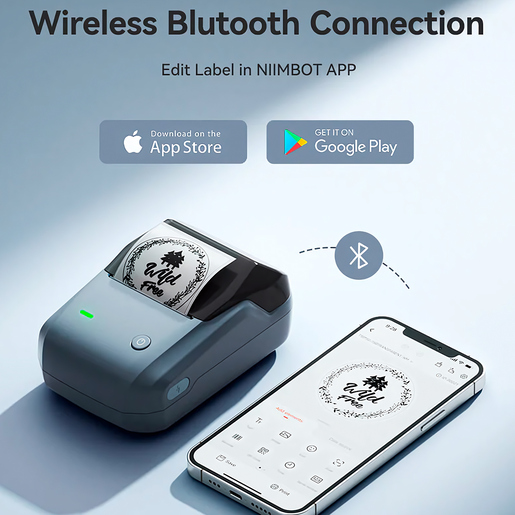 ETIQUETADORA/ROTULADORA NIIMBOT B1 AZUL