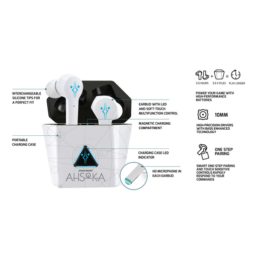 AUDIFONOS TWS PRIMUS GAMING ASHOKA TANO ARCUS 220