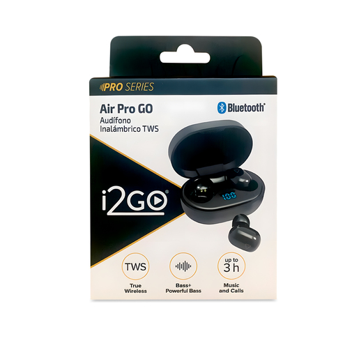 AUDIFONOS TWS AIR PRO GO, I2GO, PROEAR010