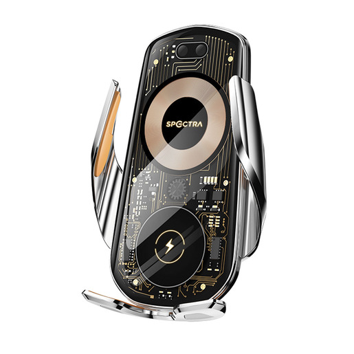SOPORTE PARA AUTO SPECTRA CON CARGADOR WIRELESS E ILUMINACION Y SENSOR C-18