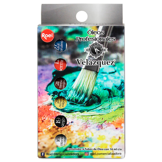 Tubos de oleo de alta pigmentacion en colores intensos. Secado lento y excelente cubrimiento para pintura artistica en lienzo y madera.