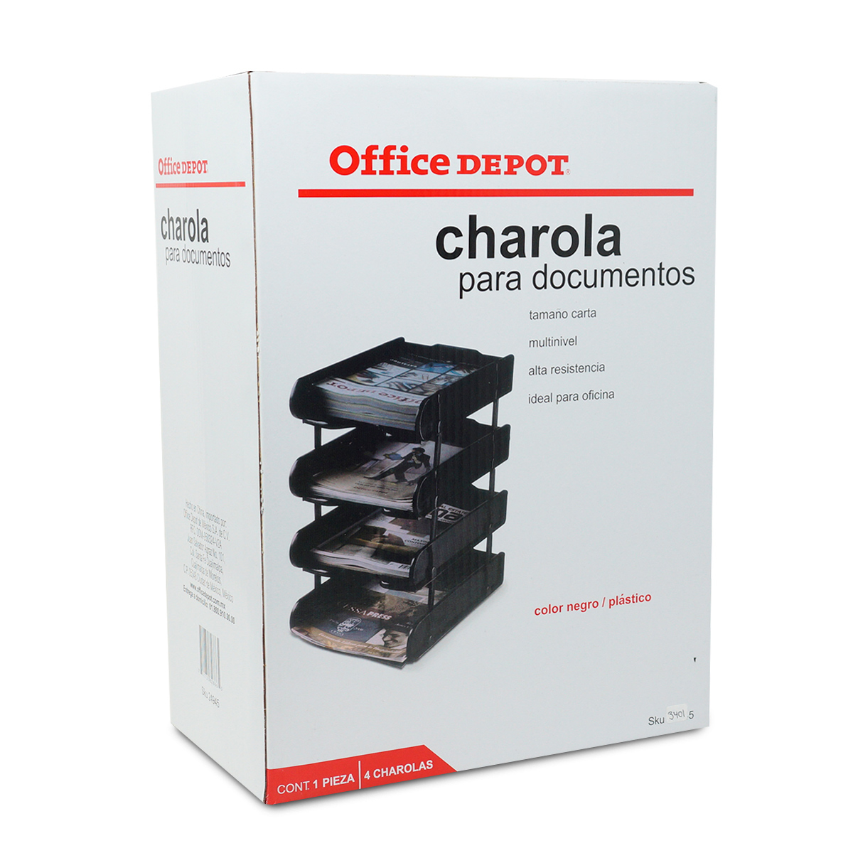 CHAROLA APILABLE 4 NIVELES NGO