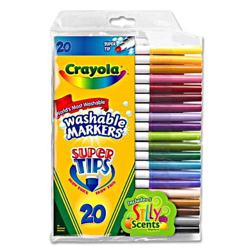 MARCADORES CRAYOLA LAVABLES 20U