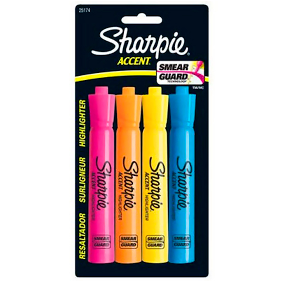 MARCATEXTO SHARPIE MAJOR ACCENT B/4