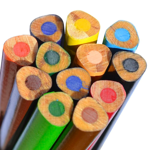 LAPICES DE COLOR CRAYOLA TRIANGULARES 12U