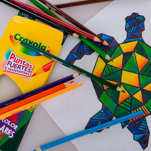 LAPICES DE COLOR CRAYOLA TRIANGULARES 12U